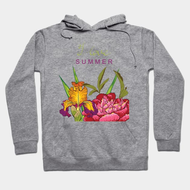 Summer #6 Hoodie by Olga Berlet